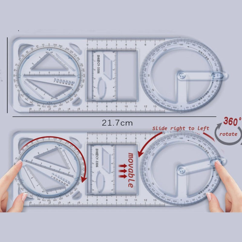 Multifunctional Geometric Ruler