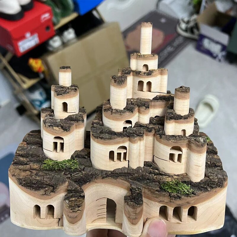 Wooden Castle Building Blocks Toy