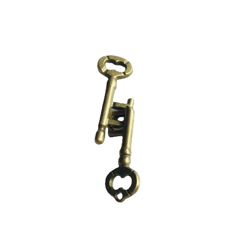 Alloy Key Ring Puzzle Game