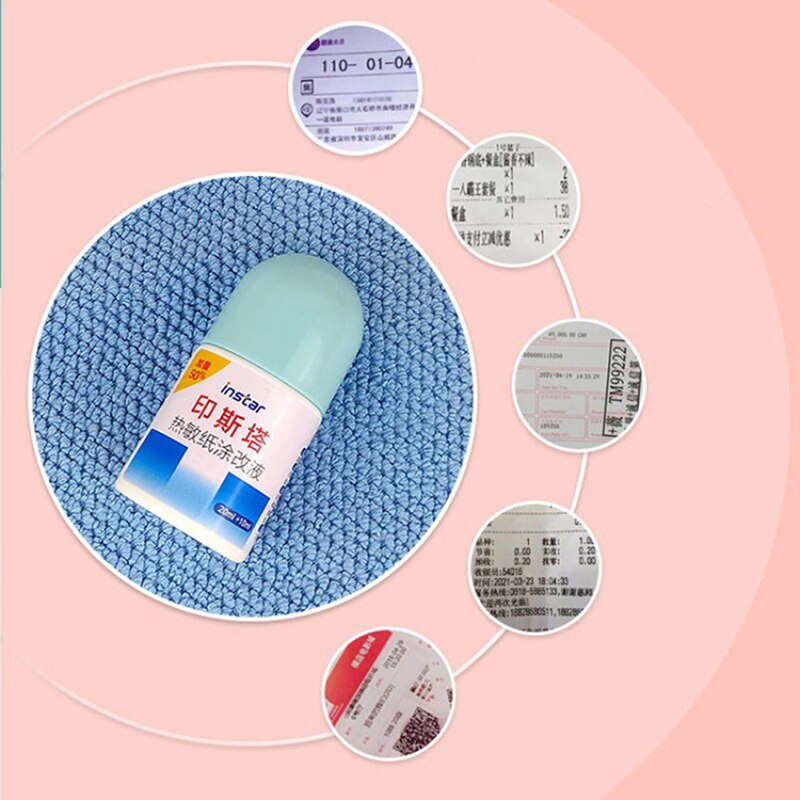 1PC 15/30ML Thermal Paper Correction Fluid