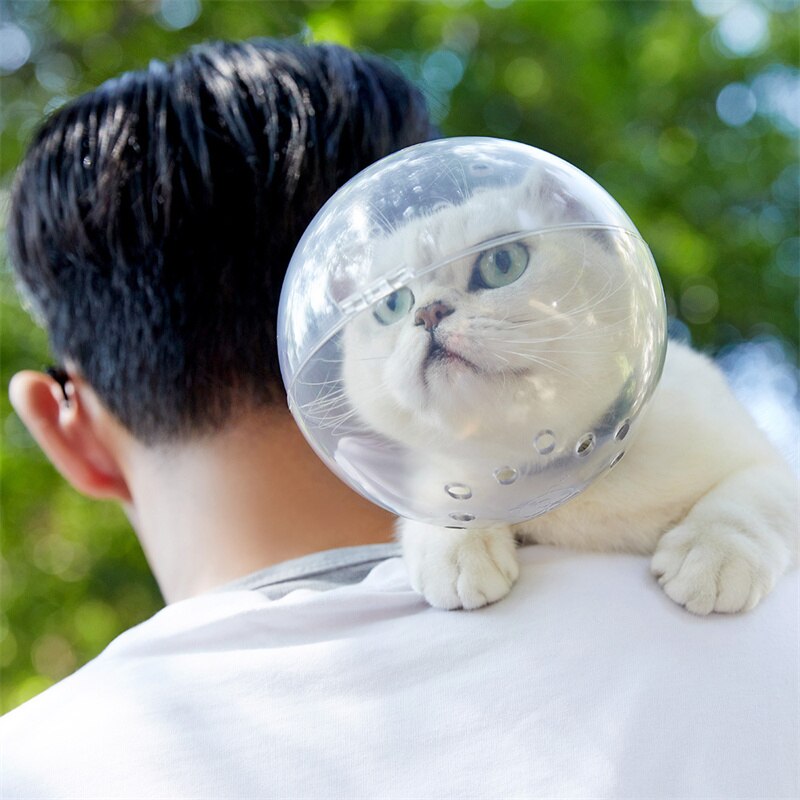 Breathable Cat Space Hood plastic Helmet