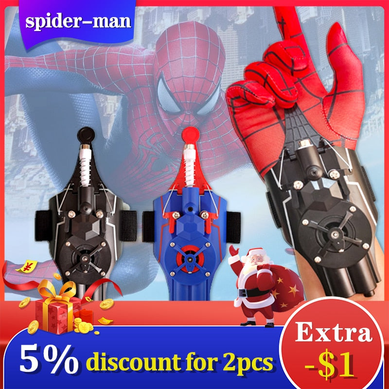 Automatic Spiderman Spider Silk Launcher Rope Device