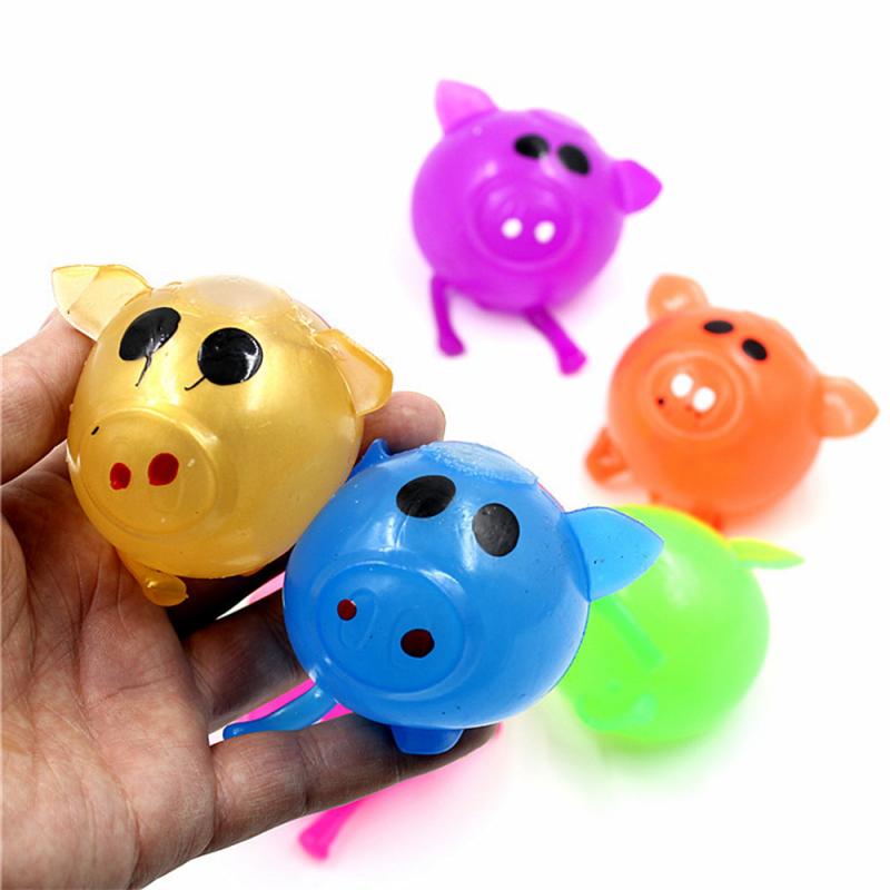 Jello Pig Cute Anti Stress Splat Water Pig Ball Toy