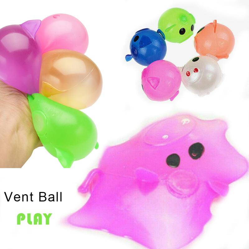 Jello Pig Cute Anti Stress Splat Water Pig Ball Toy