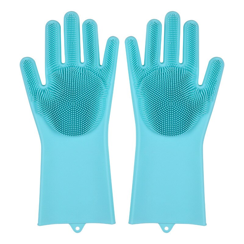 2pcs Silicone Cleaning Gloves